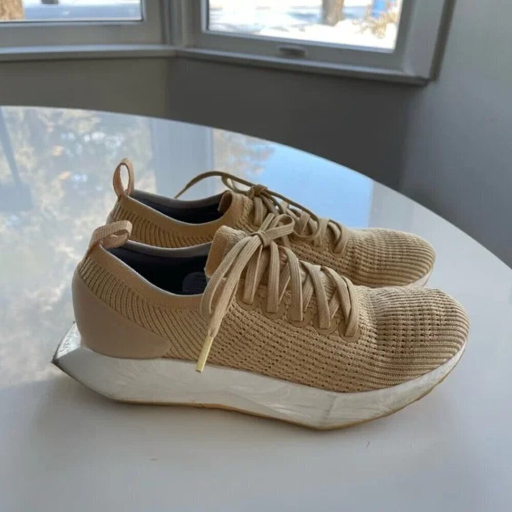 Allbirds Tree Flyers Sneakers Women's 8 Lux Beige Special Edition Blizzard Sole - Picture 2 of 8